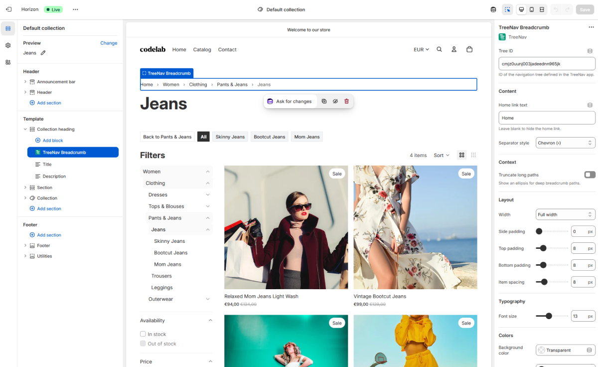 Add blocks to your theme